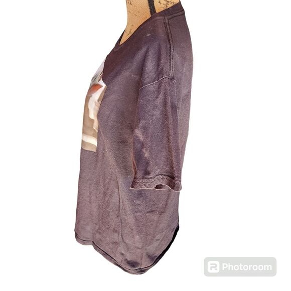 Star Wars The Mandalorian The Child Graphic Tee Womens SZ Medium Kidcore Novelty - Picture 2 of 4